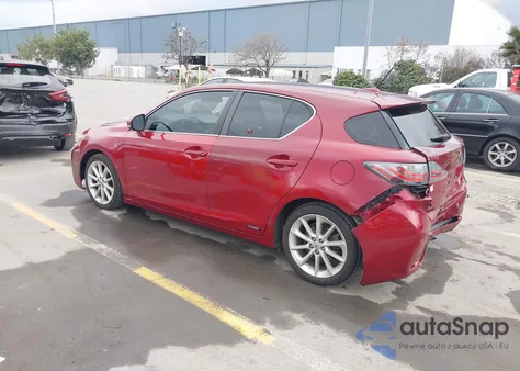 2013 Lexus Ct 200H z USA, uszkodzony, nr VIN JTHKD5BH8D2162240